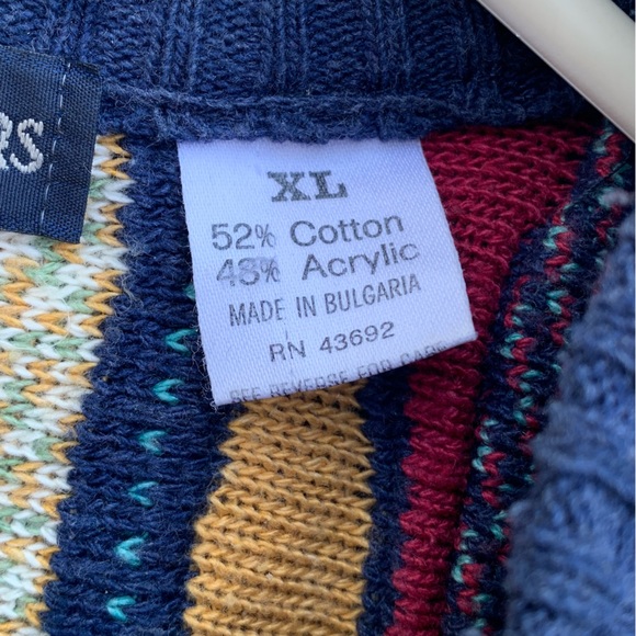 Vintage Cape Isle Knitters Crewneck Sweater 3D - Picture 7 of 7